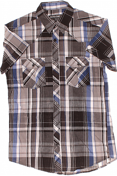 Vzorovaná Pánská Košile Barevná JACK & JONES Vel. S