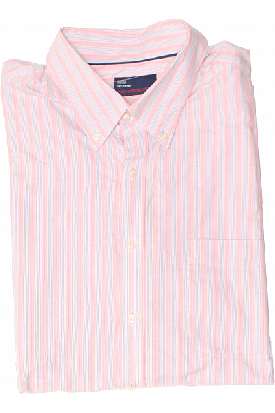 Pánská Košile Růžová Marks & Spencer Second Hand Vel. 47