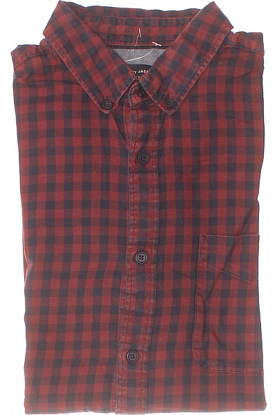 JACK & JONES Pánská Košile Červená Vel. M