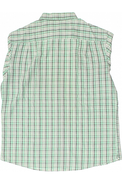 Marks & Spencer Vzorovaná Pánská Košile Zelená Vel. L
