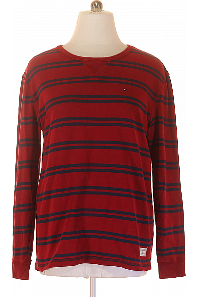 TOMMY HILFIGER Pánská Mikina Vínová