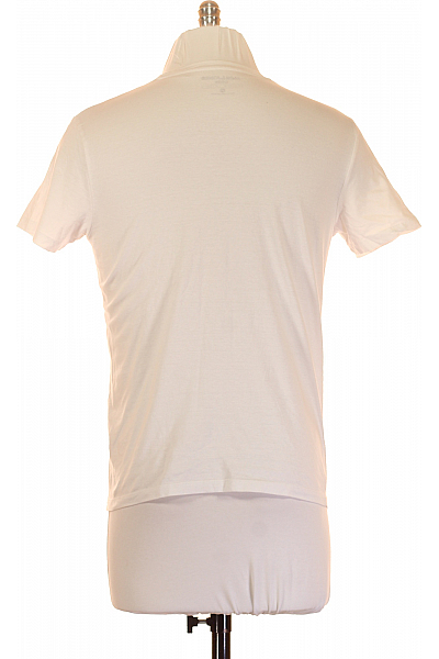 Pánské Tričko s Potiskem Bílé JACK & JONES Vel. M