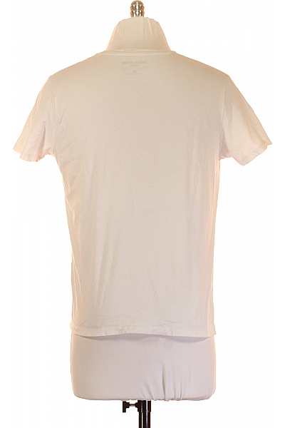 Pánské Tričko Bílé JACK & JONES Vel. M