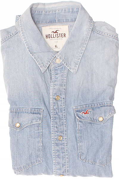 Pánská Košile Modrá Hollister Vel. XL