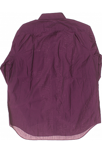 Marks & Spencer Pánská Košile Fialová Second hand Vel. 43