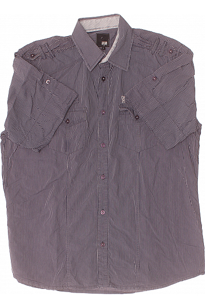 Vzorovaná Pánská Košile Modrá JACK & JONES Vel. L