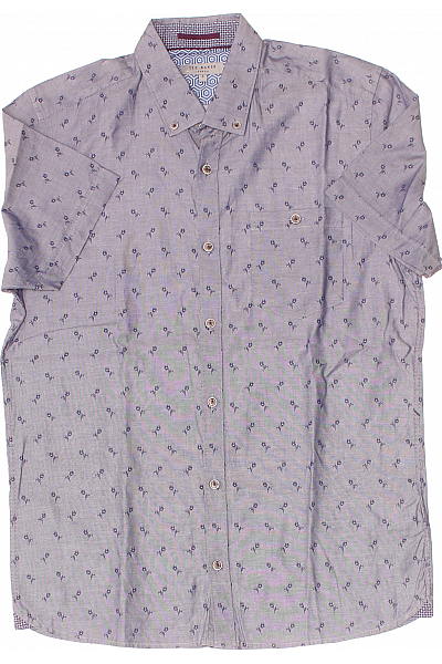 Ted Baker Vzorovaná Pánská Košile Šedá Second hand