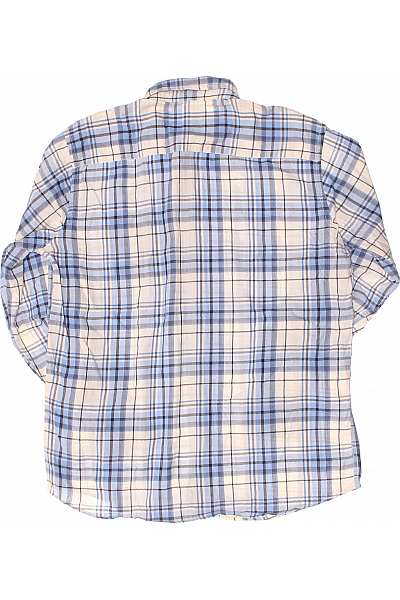 Cottonfield Vzorovaná Pánská Košile Modrá Vel. XL