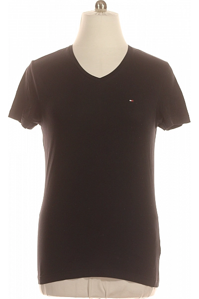 Pánské Tričko Černé TOMMY HILFIGER Vel. M