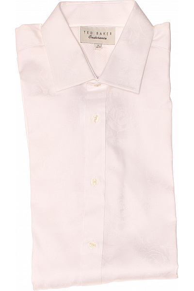 Ted Baker Pánská Košile Bílá Second Hand Vel. 34/35