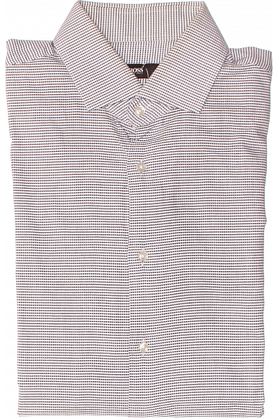 Vzorovaná Pánská Košile Modrá Hugo Boss Vel. 41