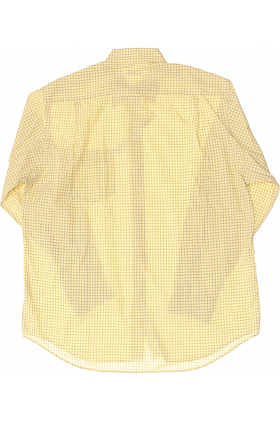 Vzorovaná Pánská Košile Žlutá Balmain Second hand Vel. 41