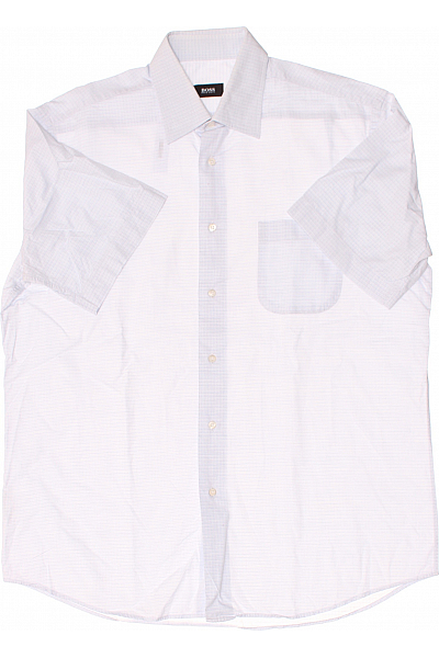 Pánská Košile Modrá Hugo Boss Second hand Vel. 42