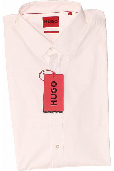 Pánská Košile Bílá Hugo Boss Vel. 44