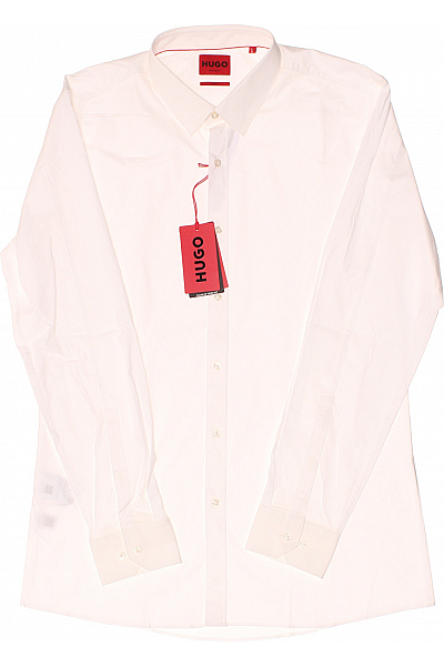 Pánská Košile Bílá Hugo Boss Vel. 44