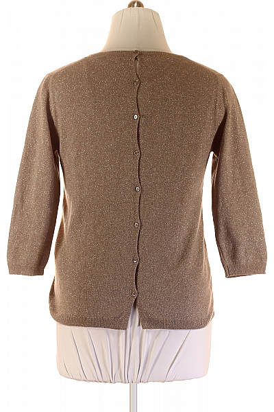 Massimo Dutti Dámský Svetr Vlněný Zlatý Vel.  XL
