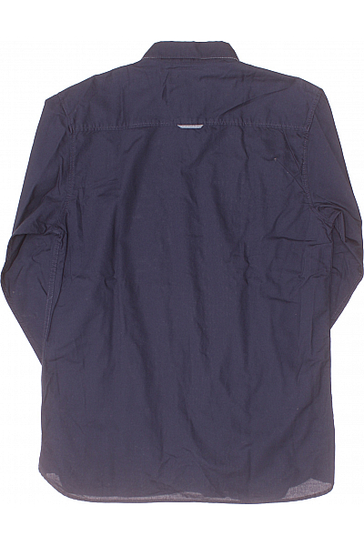 JACK & JONES Pánská Košile Jednobarevná Modrá Vel. L