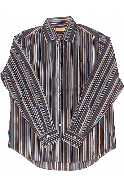 Vzorovaná Pánská Košile Barevná Marks & Spencer Vel. 42/43