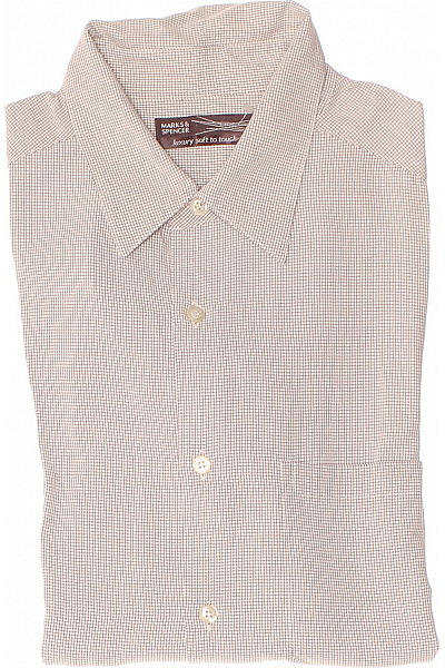 Pánská Košile Černobílá Marks & Spencer Vel. M