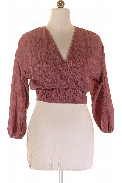 Dámské Top Fialový PULL&BEAR Second Hand Vel.  M