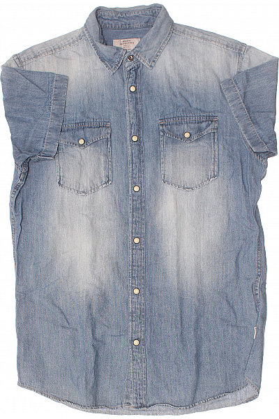 JACK & JONES Pánská Košile Modrá Vel. M