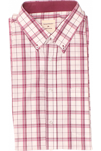 Samuel Windsor Pánská Košile Barevná Second Hand Vel. XL