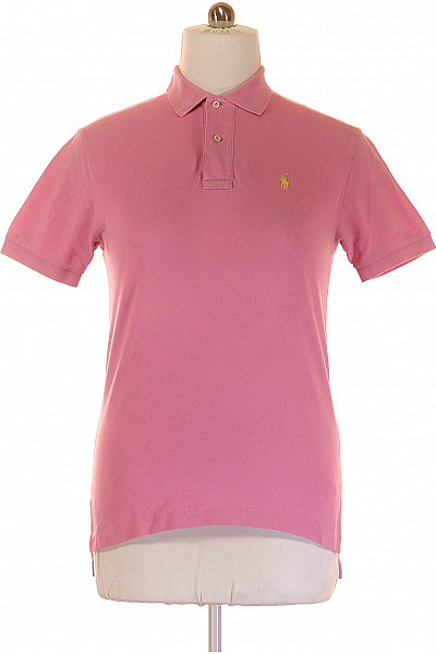 Pánské Tričko S Límečkem Růžové Ralph Lauren Vel. S