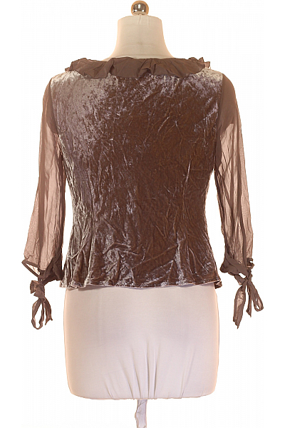 Monsoon  Halenka Jednobarevná Hnědá Second hand Vel. 42