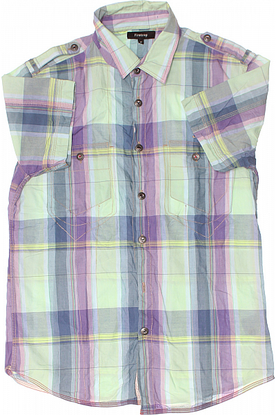 Firetrap Vzorovaná Pánská Košile Barevná Vel. M