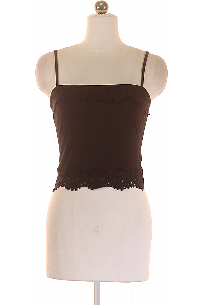 Dámské Tričko Černé New Look Second Hand Vel.  36
