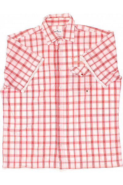 Pánská Košile Červená TOM TAILOR Second hand Vel. XL