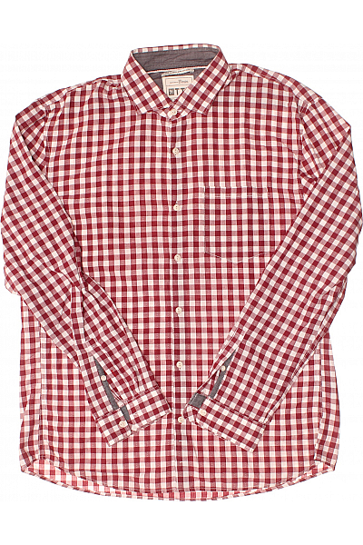 Pánská Košile Vínová TOM TAILOR Vel. XXL