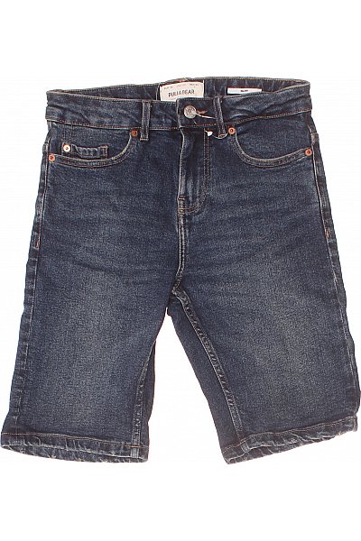 PULL&BEAR Pánské Kraťasy Modré Vel.  36