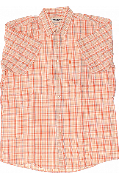 TOM TAILOR Pánská Košile Oranžová Second hand Vel. M