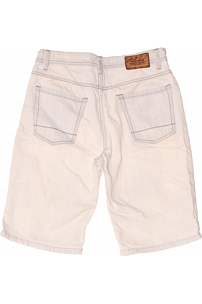 Pánské Kraťasy Bílé PULL&BEAR Vel.  40