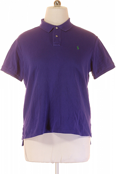 Ralph Lauren Pánské Tričko Fialové Vel. XL