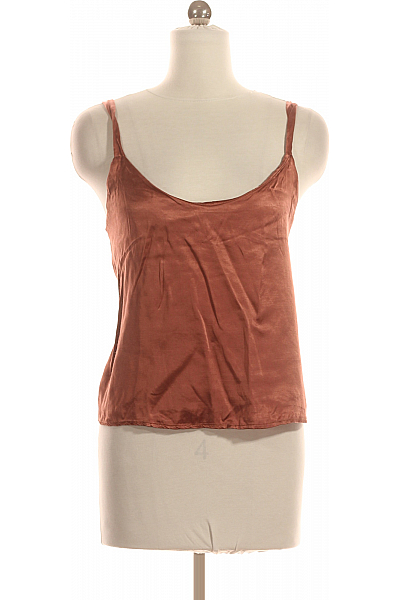 Dámské Tričko Hnědý PULL&BEAR Second Hand Vel. L