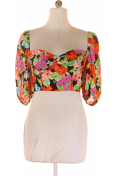Bershka Dámské Top Barevný Second Hand Vel.  L