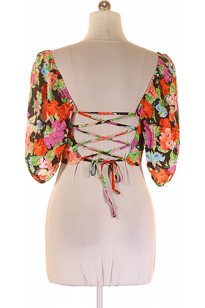 Bershka Dámské Top Barevný Second hand Vel.  L