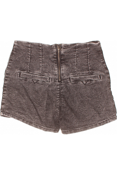 Džínové Dámské Kraťasy Černé Bershka Second hand Vel.  M