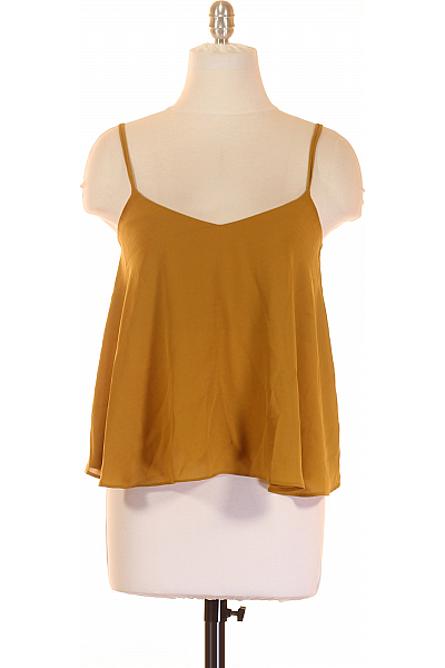 Topshop Dámské Tričko Hnědé Second Hand Vel. 34