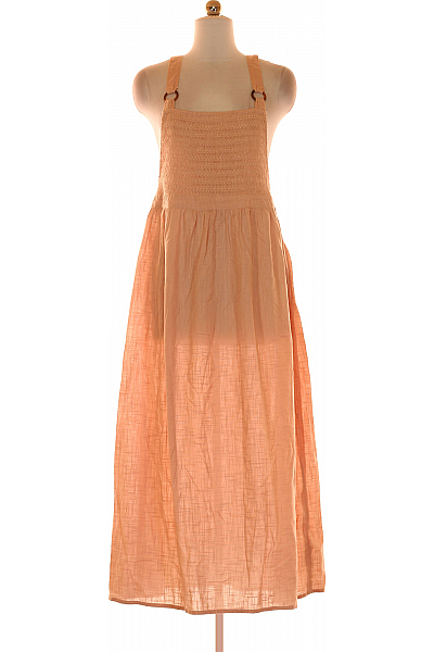 Topshop  Šaty s Otevřenými Zády Oranžové Vel.  40/42