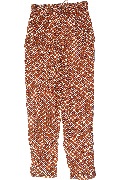 Dámské Kalhoty Letní Barevné ZARA Second hand Vel.  XS