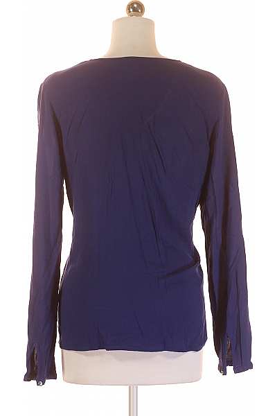  Halenka Jednobarevná Modrá Esprit Second hand Vel. 36