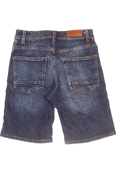 Riflové Pánské Kraťasy Modré PULL&BEAR Vel.  36