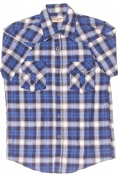 Pánská Košile Modrá JACK & JONES Vel. M