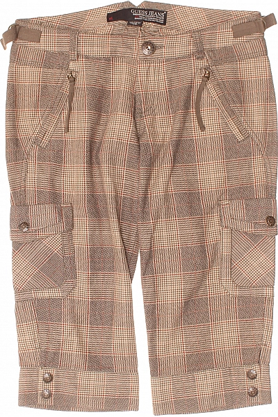 Dámské Kalhoty Hnědé Guess Vel. 27