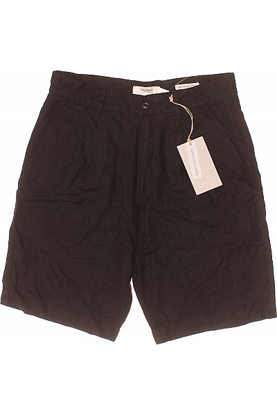 Pánské Kraťasy Černé PULL&BEAR Vel.  38