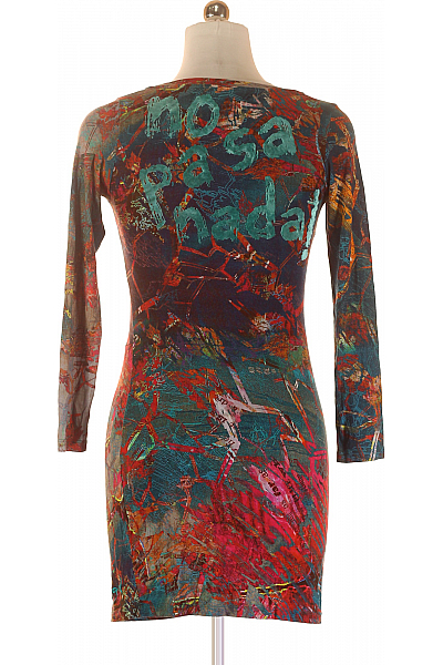 Šaty Barevné DESIGUAL Second hand Vel. M