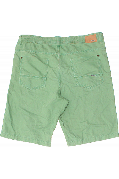 Riflové Pánské Kraťasy Zelené PULL&BEAR Vel.  44